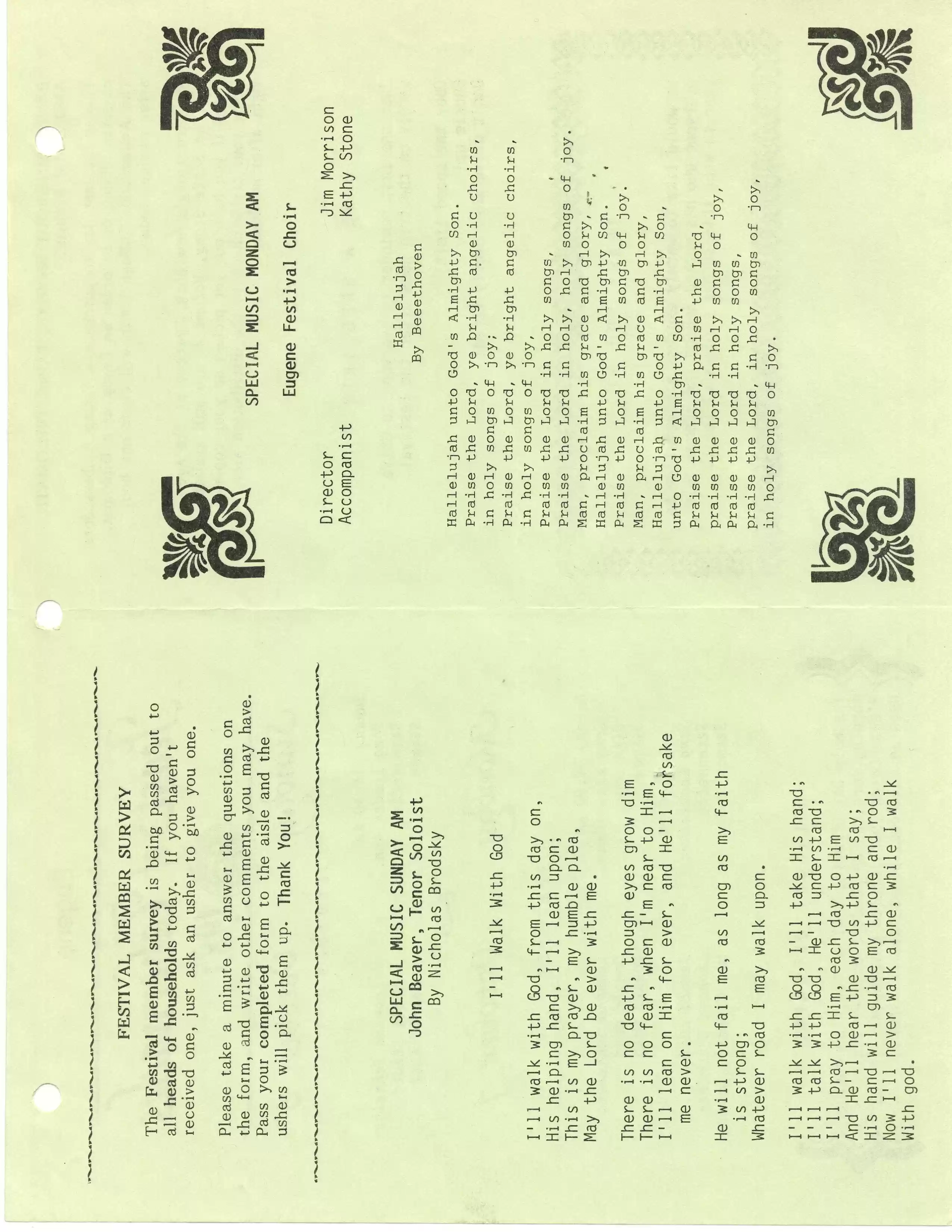 Eugene FT bulletin 10-6-85, pg2
